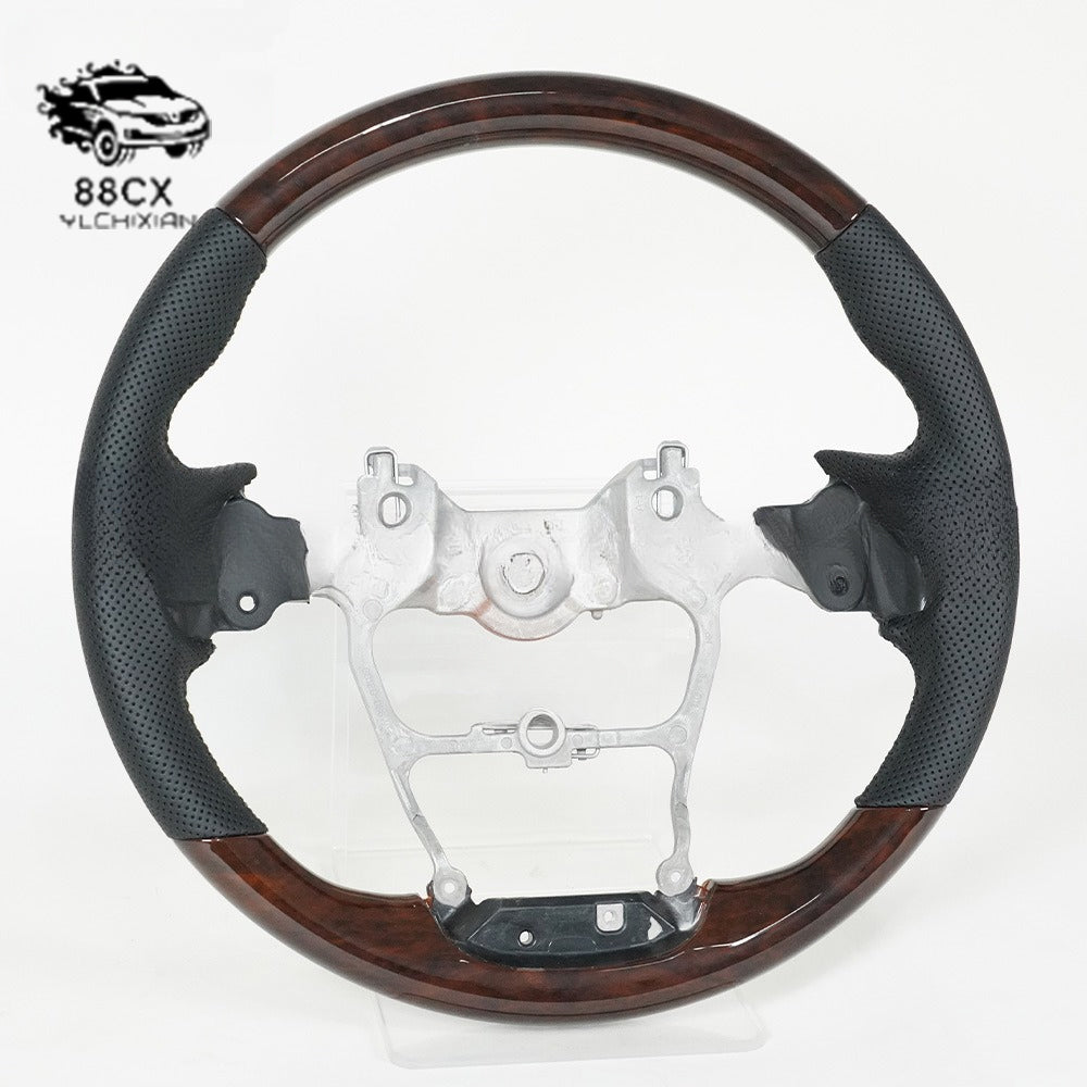 Suitable for Toyota Landluze lc300 Camry hilux Peachwood car steering wheel upgrade