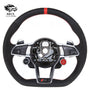 It is suitable for Audi R8 fur carbon fiber car modified steering wheel steering disc assembly