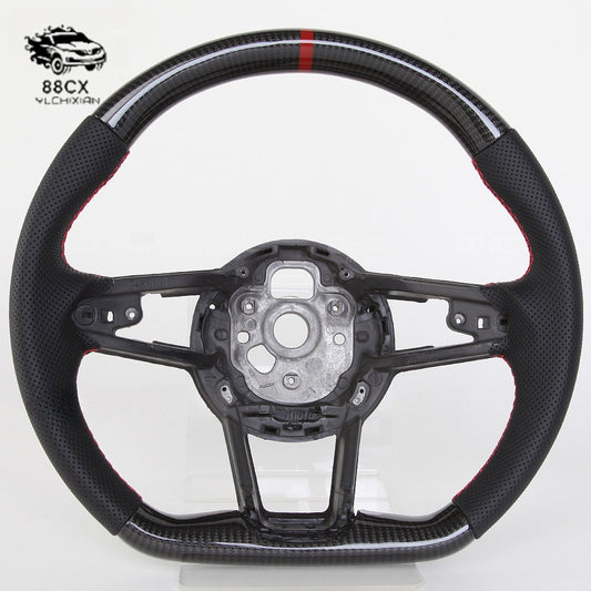 For 18-21 Audi R8 TT TTS cars carbon fiber steering wheel modified sports car steering wheel