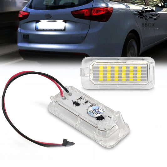 For Ford Focus/Mondeo/Fiseta Focus LED license plate lights