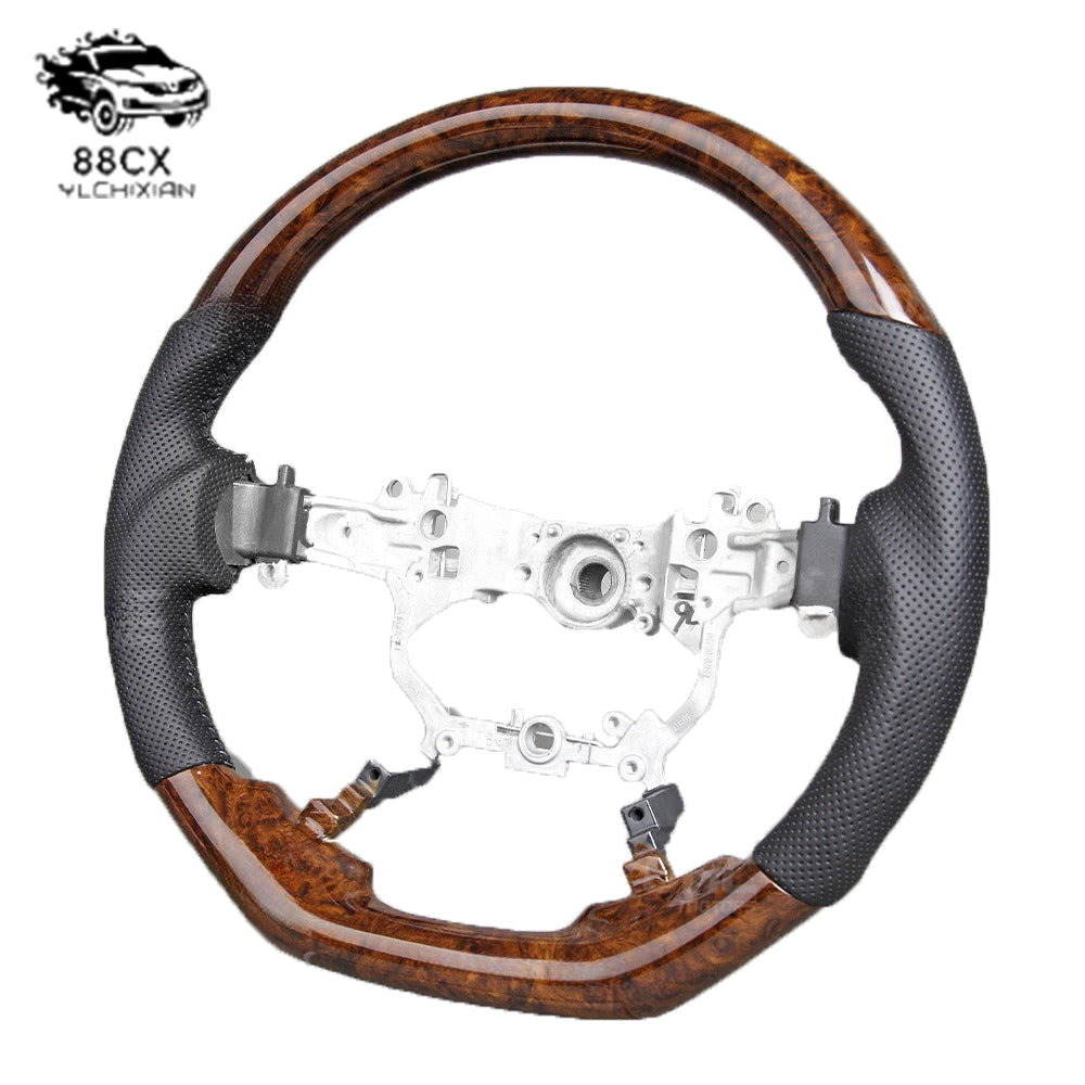 Applicable to Toyota's full range of retrofitted Landline Luze Prado Crown Peachwood steering wheel assembly with keys