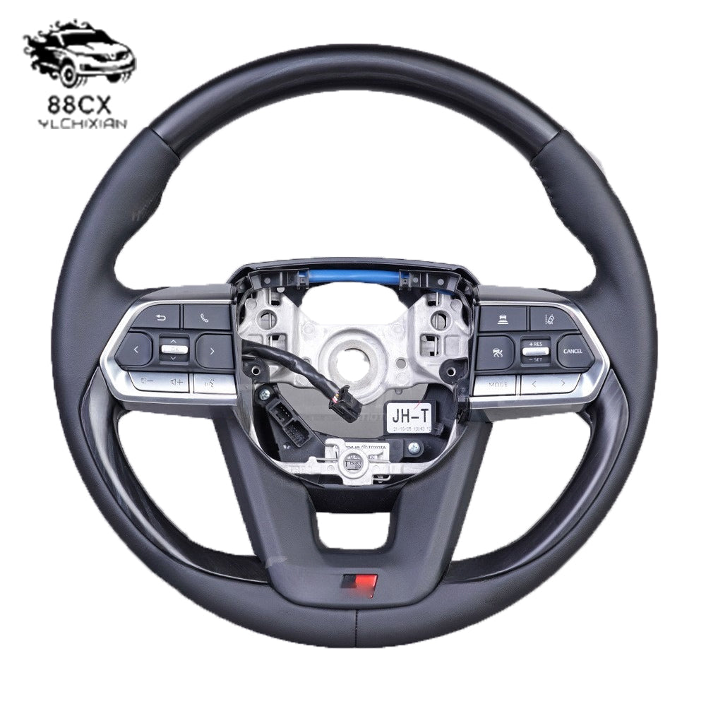 Applicable to Toyota's full range of retrofitted Landline Luze Prado Crown Peachwood steering wheel assembly with keys