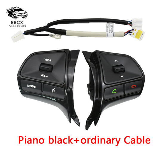 Suitable for 11-14 Kia K2 multi-function Bluetooth button modification volume up and down bend control steering wheel