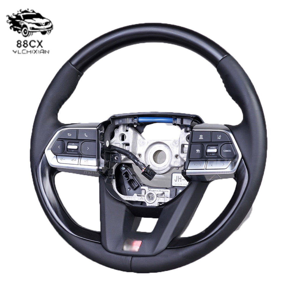 Suitable for Toyota Prado Land Cruiser LC300 LC200 Mahogany steering wheel assembly car modification