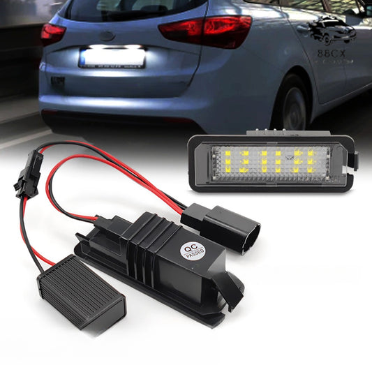 Suitable for Volkswagen Scirocco Golf LED license plate light Golf4567 POLO/PHAET