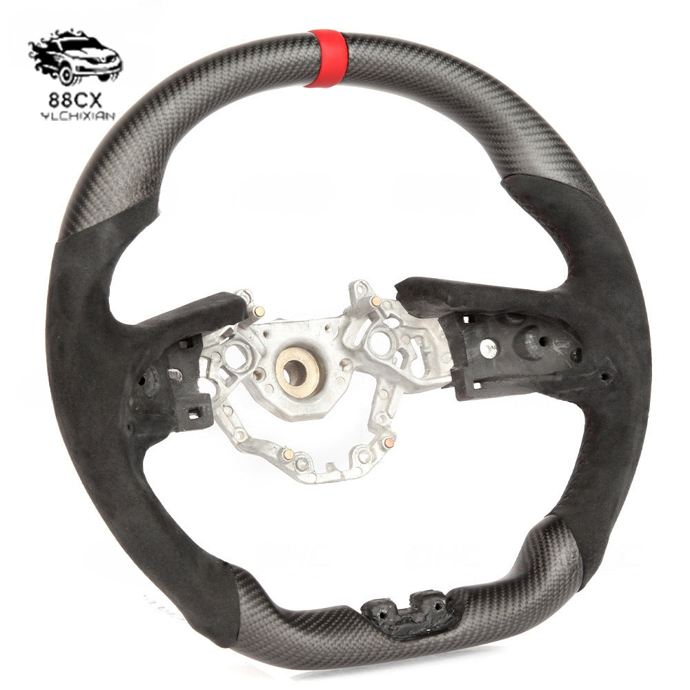 Suitable for Nissan GTR Assembly NISMO matte carbon fiber tilting car steering wheel