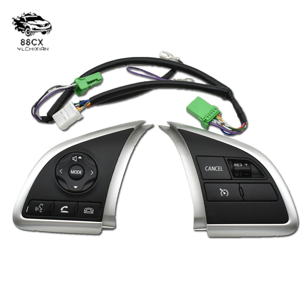 Suitable for Mitsubishi Outlander Power dazzling multi-functional steering wheel volume cruise button Bluetooth phone switch