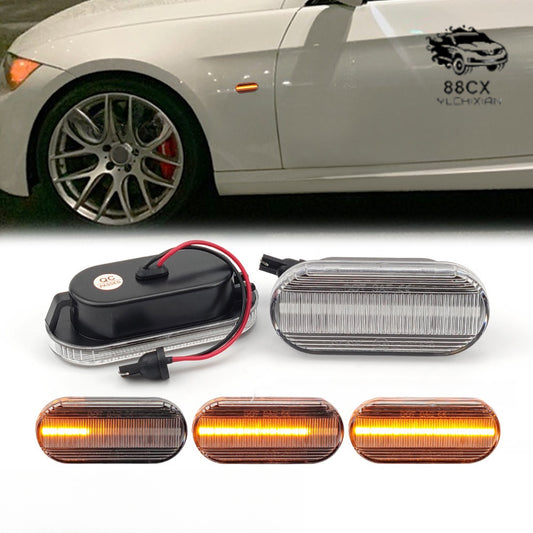 Suitable for Volkswagen Golf MK3MK4 fender turn signal dynamic flow light car side light