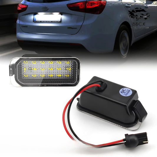 For Ford LED license plate light Galaxy Focus Fiesta Kuga C-MAX