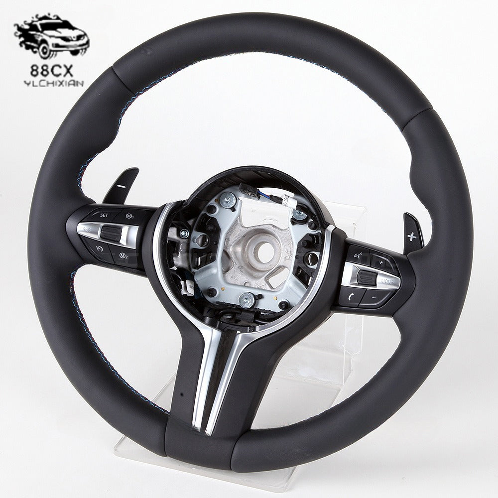 Suitable for BMW 1-7 series X1-6 M3-6 E-seat to F-seat sports all-leather steering wheel assembly old to new