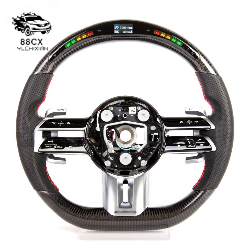 Customized competitive racing steering wheel for the new Mercedes-Benz gle amg Dragonfly disc carbon fiber steering wheel