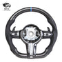 Suitable for BMW M2 M3 M4 M5 M6 F30 F10 carbon fiber car steering wheel modification