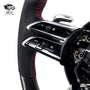 It is suitable for Mercedes-Benz A-Class C-Class E-class GLA GLC GLB GLE carbon fiber steering wheel Dragonfly disk old and new modification