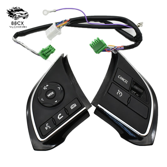 Suitable for Mitsubishi Outlander Power dazzling multi-functional steering wheel volume cruise button Bluetooth phone switch