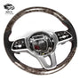 uitable for Mercedes-Benz A-Class E-Class E300 leather peach car steering wheel assembly modification with multi-function buttons