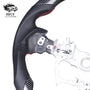 It is suitable for the intelligent modification of the new Toyota Landluze LC300 carbon fiber steering wheel LED