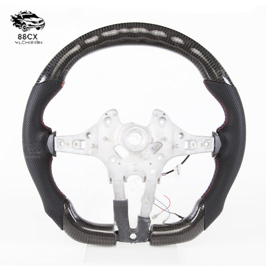 Suitable for BMW X1X3X4 M3-M6 F20 F30 led carbon fiber steering wheel sports car modification