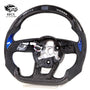 Audi S3 S4 S5 RS3 RS4 RS5 Modified leather carbon fiber Demon Horn car steering wheel