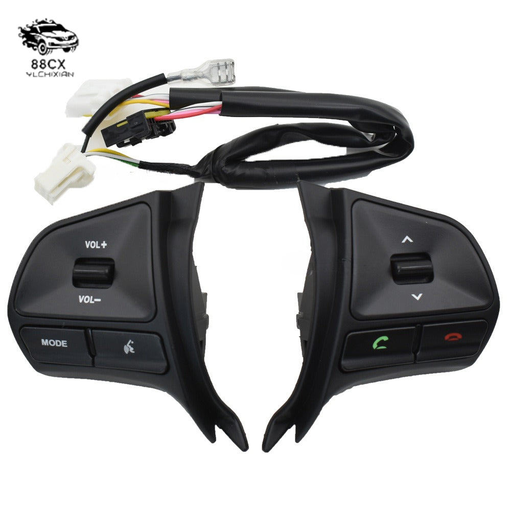 Suitable for 11-14 Kia K2 multi-function Bluetooth button modification volume up and down bend control steering wheel