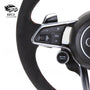 For Audi RS3RS4RS5RS6RS7 R8 competitive racing modified LED carbon fiber car steering wheel