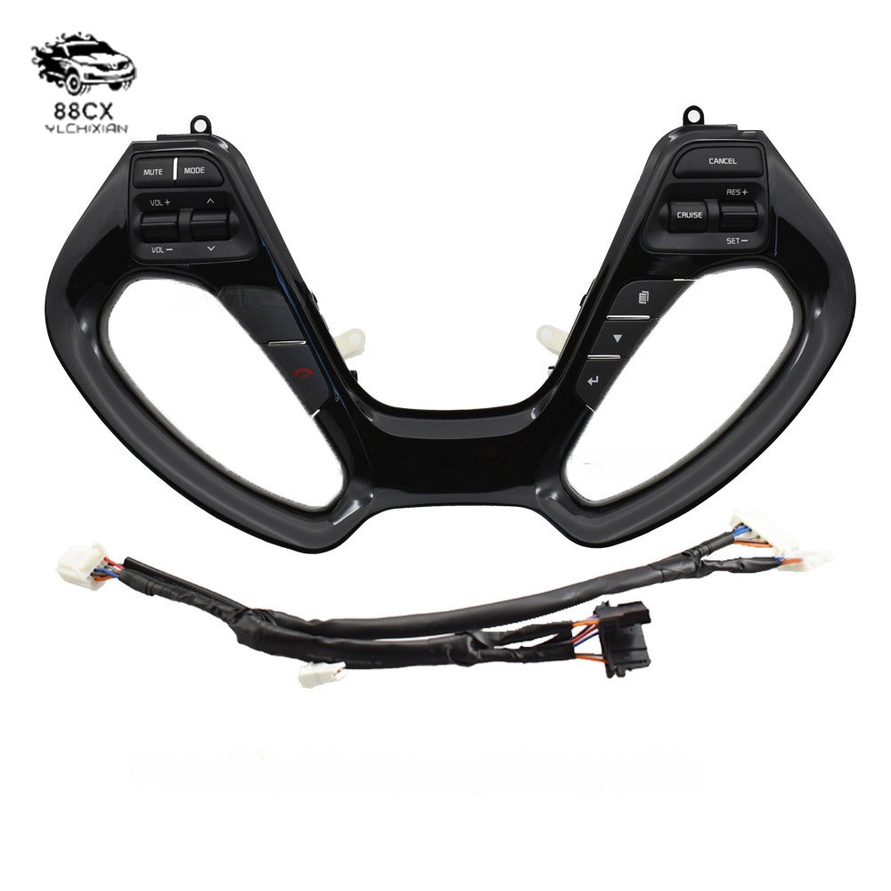 Suitable for Kia K3/K3S steering wheel button interior modification special speed cruise plus accessory square control