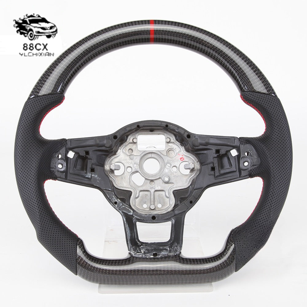 Cross-border for vw Volkswagen GTI Golf golfMK7 7.5 carbon fiber steering wheel modification custom