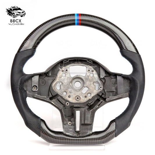 Suitable for BMW 5-6 series X3 X4G30G38 carbon fiber steering wheel car steering wheel modification