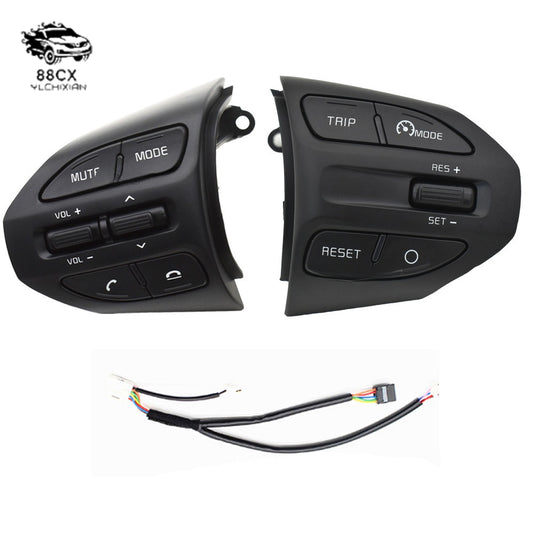 The 96720-H8020 is suitable for Kia K2 RIO4 multi-function steering wheel button cruise modification