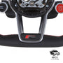 It is suitable for Audi R8 fur carbon fiber car modified steering wheel steering disc assembly