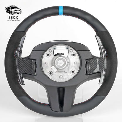 Suitable for BMW 1-7 series X1-6 M3-6 F seat to G seat G30 carbon fiber steering wheel steering assembly