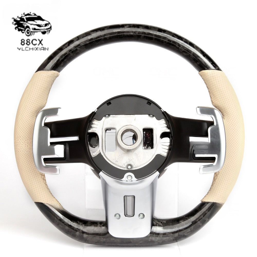 Suitable for Mercedes-Benz A-class C-Class E-class GLA GLC AMG forged carbon fiber steering wheel retrofit old to new assembly