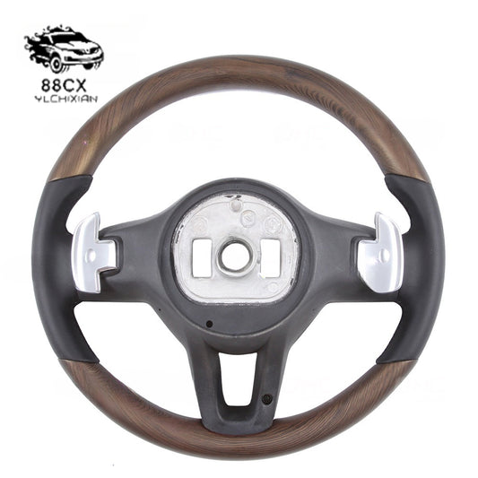 Suitable for Mercedes-Benz A-Class E-Class E300 leather peach automobile steering wheel assembly modification steering wheel