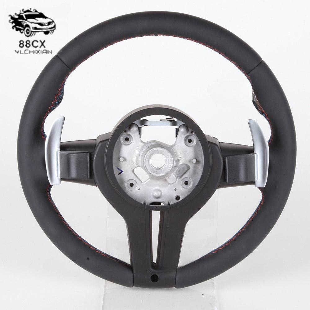 Suitable for BMW 1-7 series X1-6 M3-6 E-seat to F-seat sports all-leather steering wheel assembly old to new