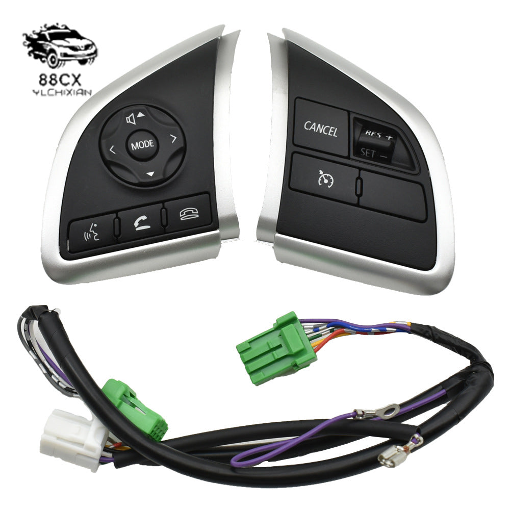 Suitable for Mitsubishi Outlander Power dazzling multi-functional steering wheel volume cruise button Bluetooth phone switch