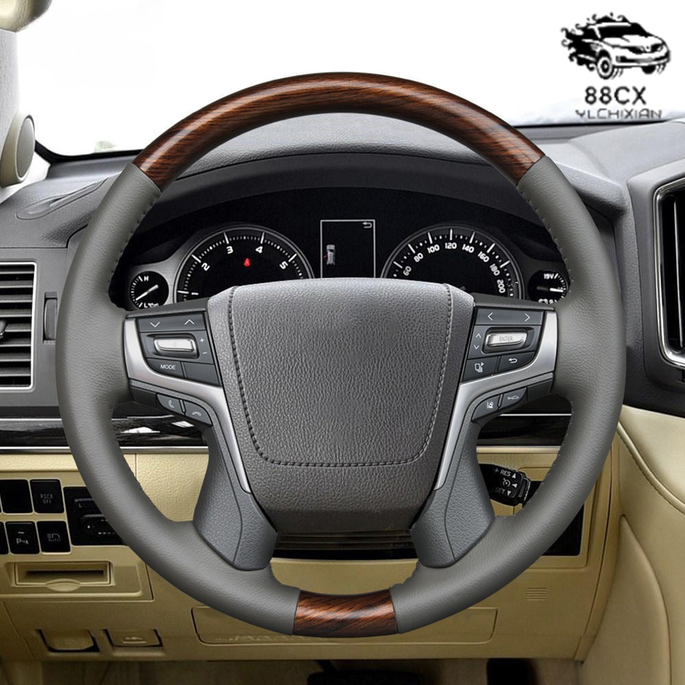 Applicable to Toyota's full range of retrofitted Landline Luze Prado Crown Peachwood steering wheel assembly with keys