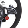 For Audi RS3RS4RS5RS6RS7 R8 competitive racing modified LED carbon fiber car steering wheel