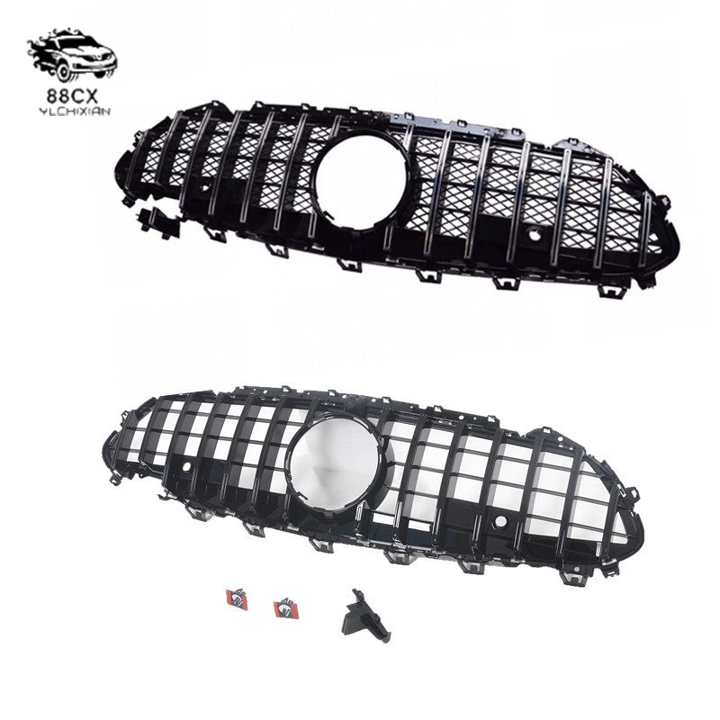 Zhongnet is suitable for Mercedes-Benz CLS-class C257 Zhongnet modified GT Zhongnet front face water tank cover vertical strip waterfall type