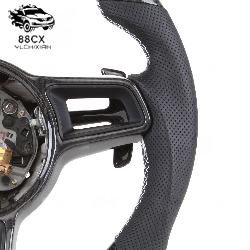 Suitable for Porsche Cayenne Palamela 718 Borst carbon fiber steering wheel assembly old and new