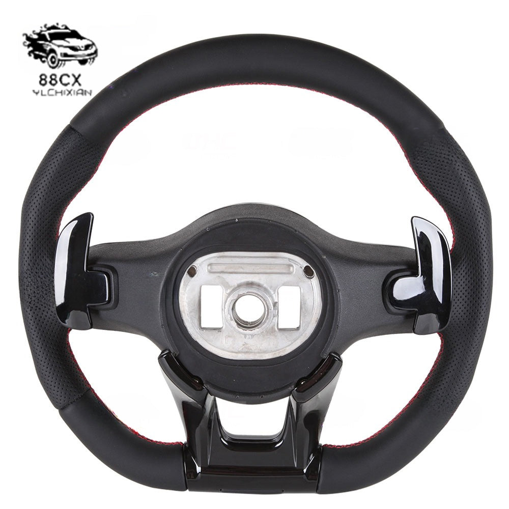 It is suitable for Mercedes-Benz ABCES-class GLAGLEGLB retrofitted LED carbon fiber AMG steering wheel assembly