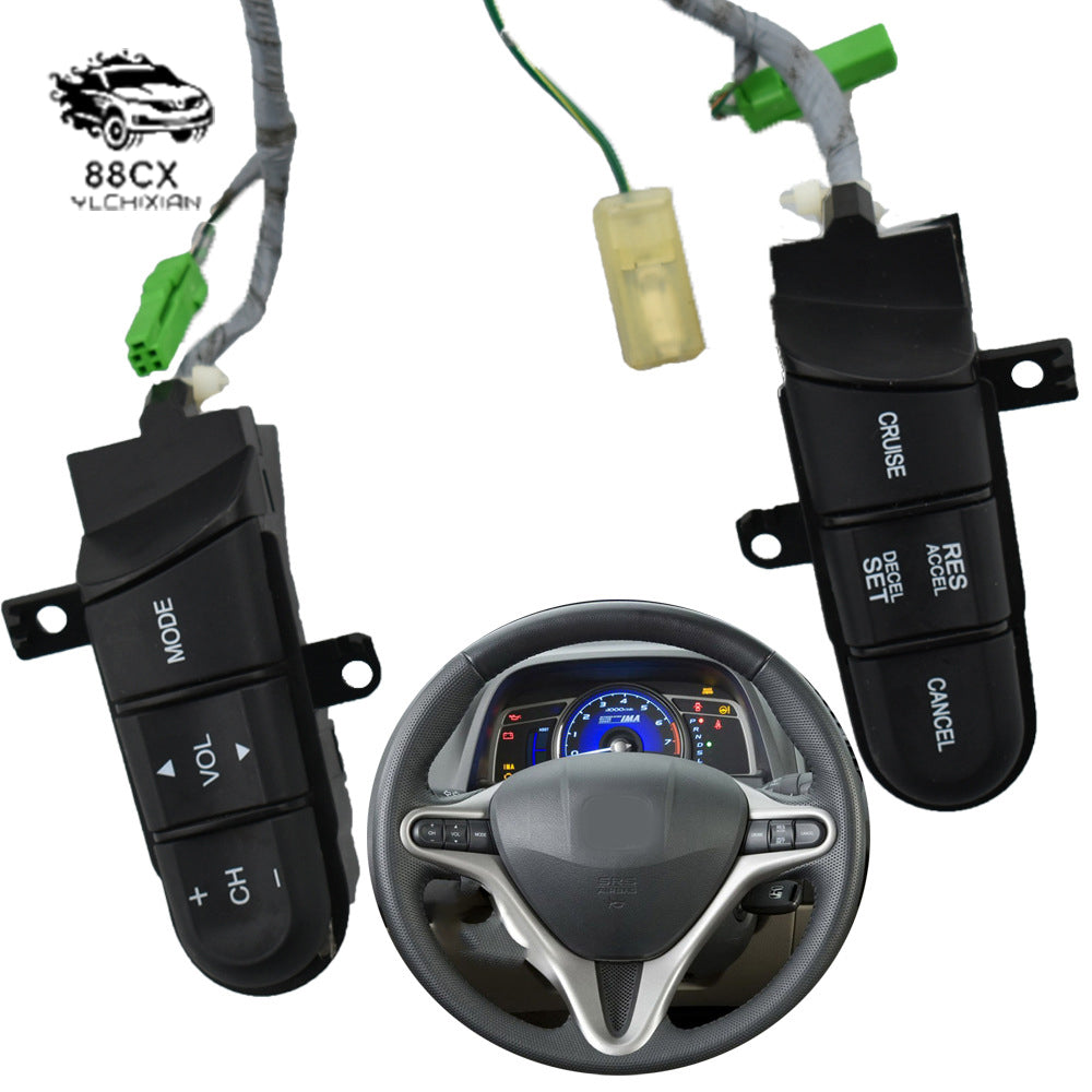 The 36770-SNA-A12 steering wheel Volume cruise switch with shift paddles is suitable for the Fit Civic Front