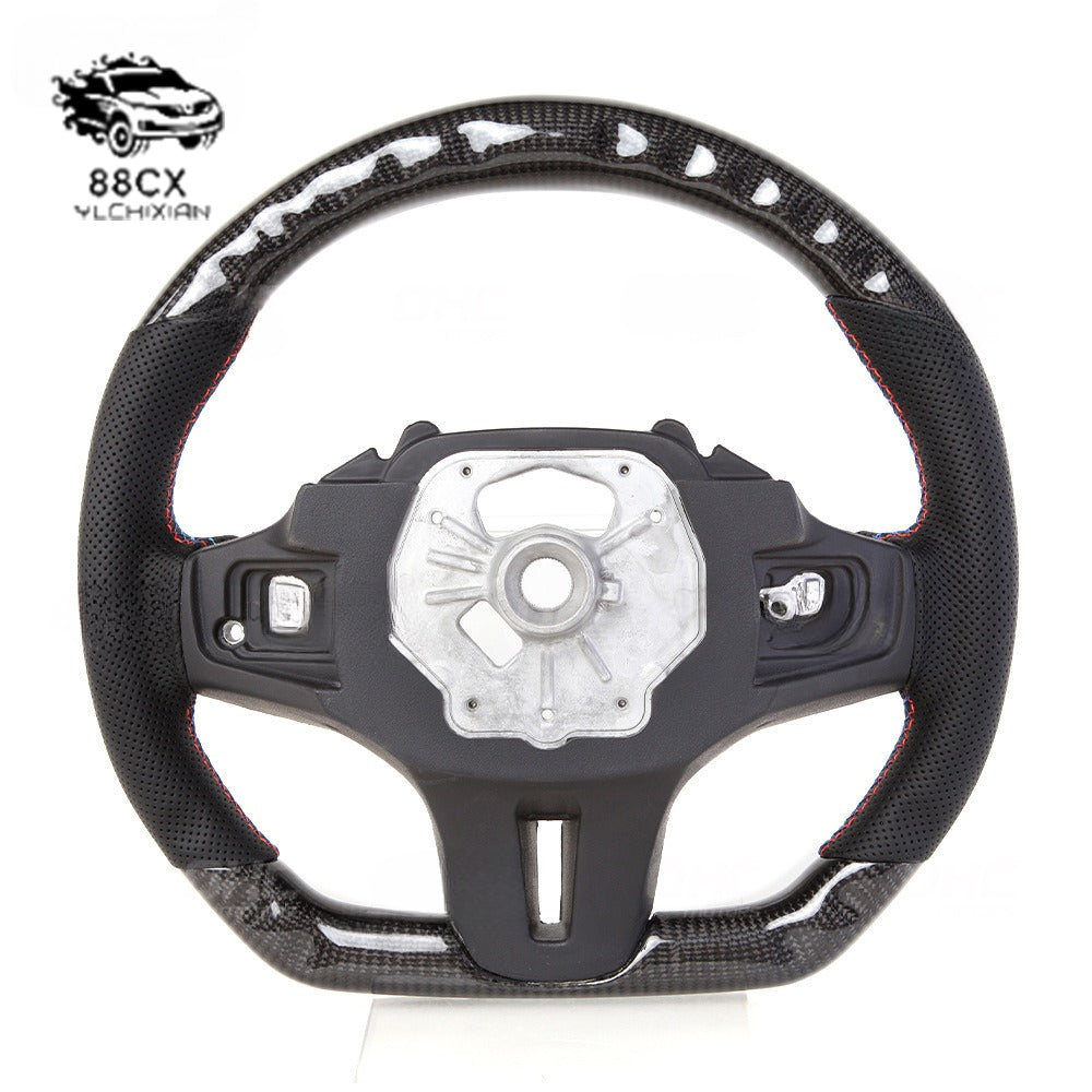 Suitable for BMW 5-7 Series X3X5X7 led carbon fiber steering wheel modification assembly G38 G30 old upgraded new