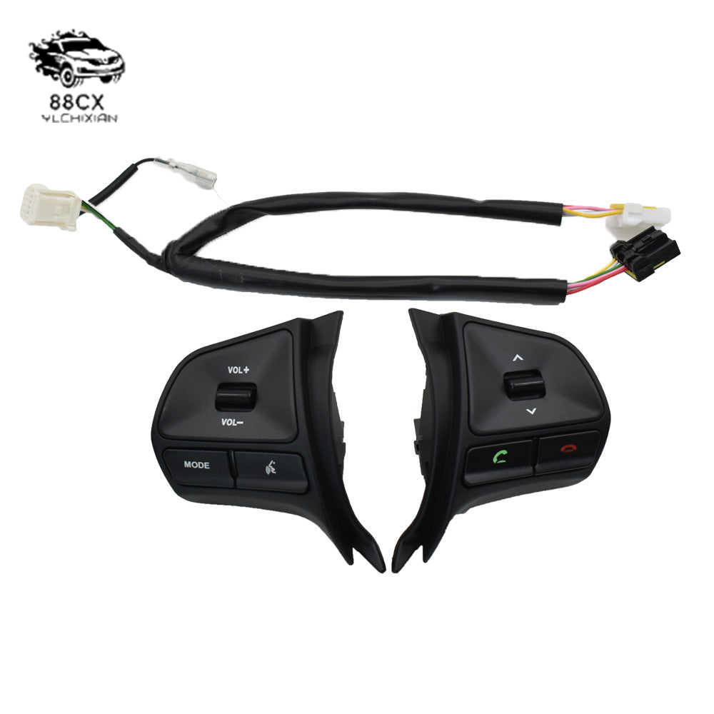 Suitable for 11-14 Kia K2 multi-function Bluetooth button modification volume up and down bend control steering wheel