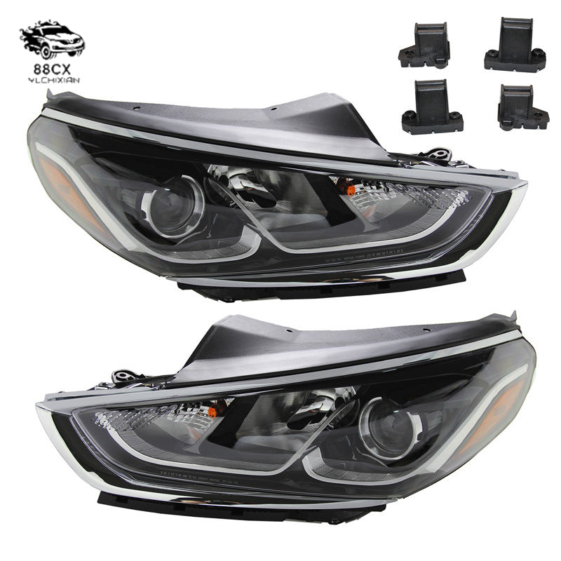 Suitable for modern 18-19 Sonata American standard headlights Sonata original car halogen semi-assembly headlights