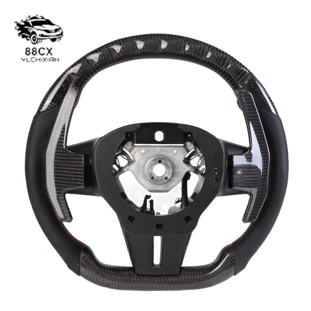 Suitable for Nissan GTR assembly NISMO carbon fiber LED car steering wheel assembly modification steering wheel