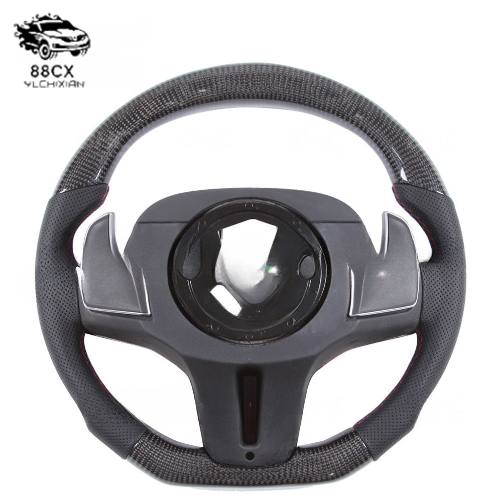 Suitable for BMW 5 series 6 Series 7 Series X1-7 F seat to G seat G38 carbon fiber automobile steering wheel assembly