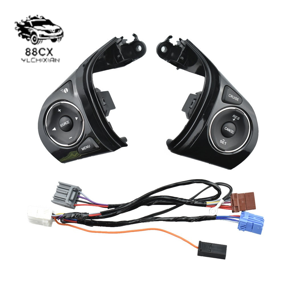 Honda Jade Civic multi-function steering wheel button upgrade modification fixed speed cruise audio control modification