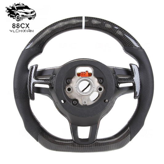 Suitable for Porsche Cayenne Palamela 718 Borst carbon fiber steering wheel assembly old and new