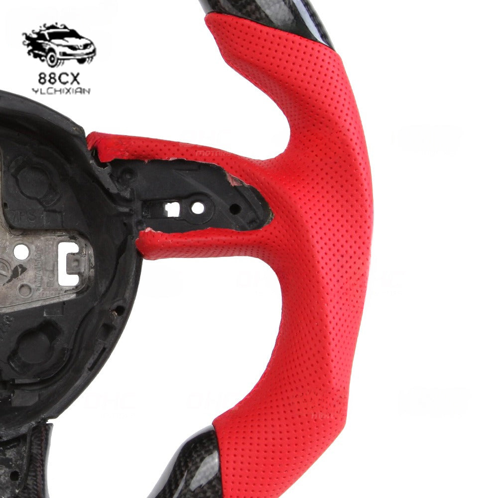 Car modified steering wheel for Audi RS RS3 RS4 RS5 carbon fiber steering wheel modification