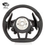 Applicable to audi Audi R8 all series perforated leather + flat leather car modified steering wheel steering disc assembly