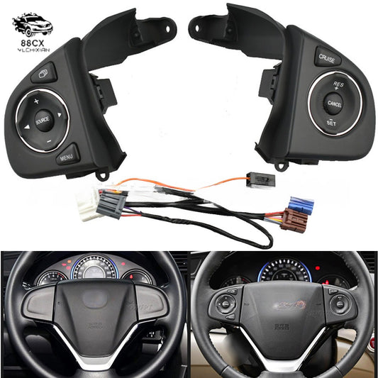 Suitable for 14-21 new Honda Fit XRV Bin Zhilingpai multi-function steering wheel buttons modified cruise control